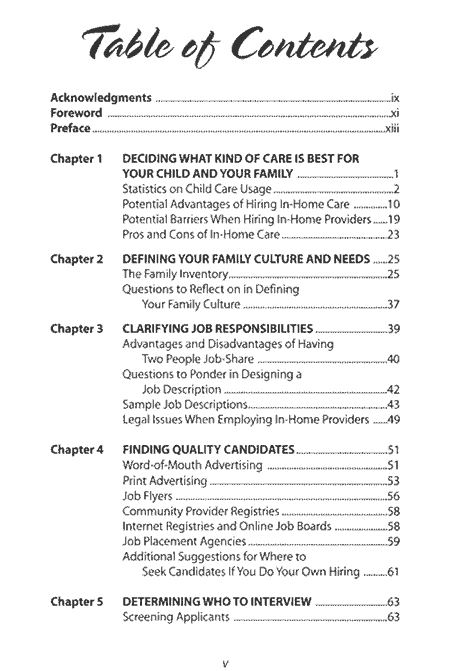 Table of Contents 1